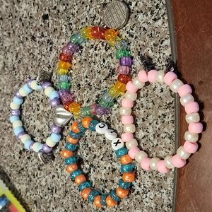 Kandi rave bracelets